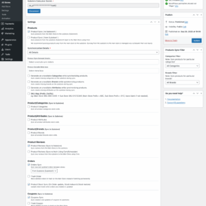 Store Sync Settings - MultiStore Sync